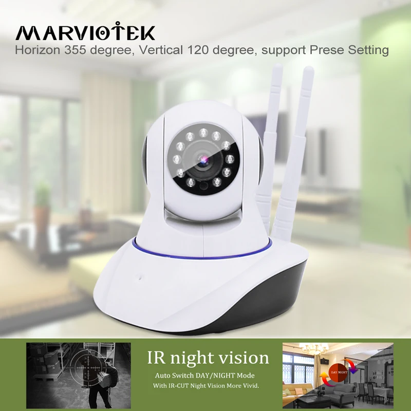1080P HD IP Camera font b Wireless b font CCTV Camera Wifi IR Infrared Mini Webcam