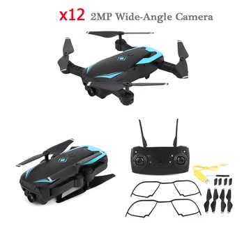 

Foldable Selfie Mini RC Drone Helicopter FPV Quadcopter 2.0MP Wide-Angle Wifi Camera One Key Return Headless Mode RC Quadcopter