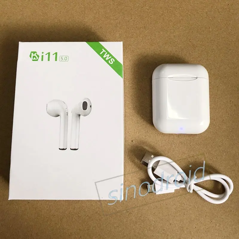 

i11 True Wireless Stereo Earbuds Bluetooth 5.0 TWS Headsets with Mic Charging Box Earphone Auto-Pairing For iPhone Android Phone