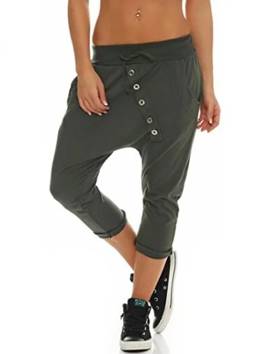 Women's Fashion Chino Boyfriend Girlfriend Hipsters Harem Pants Bloomers Baggy Pants Trousers S-5XL