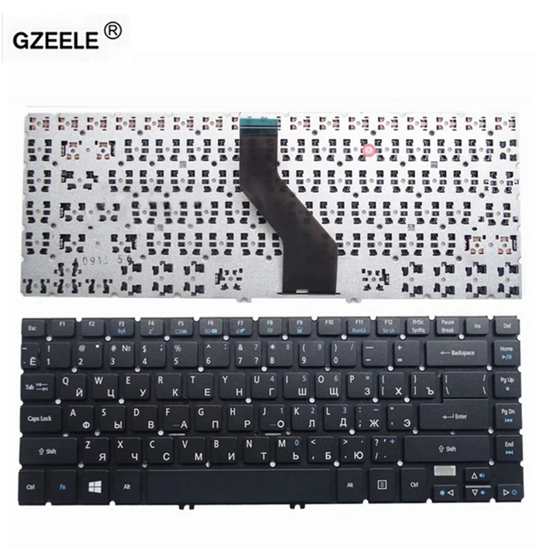 GZEELE Русская клавиатура для ноутбука ACER V5-472G V5-432 V5-433 V5-473 473G 452G Aspire V5-472 V5-472G V5-472P V5-472PG RU Макет