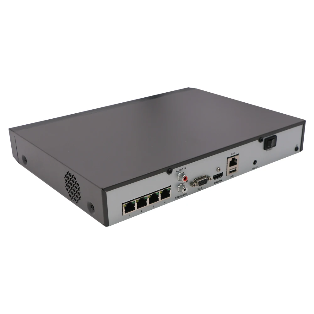 Система видеонаблюдения HiLook 4/8 каналов Onvif 4/8/4P/4P Hikvision Plug & Play 4K PoE NVR 1 SATA VCA