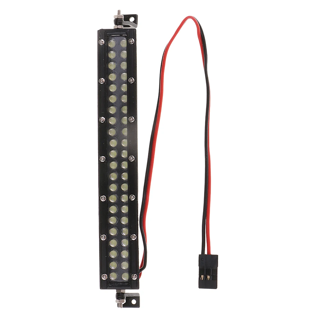 RC Roof LED Light Bar Lamp 44 LED Light Bar Strip for 1:10 RC Rock Crawler Truck TRX4 90046