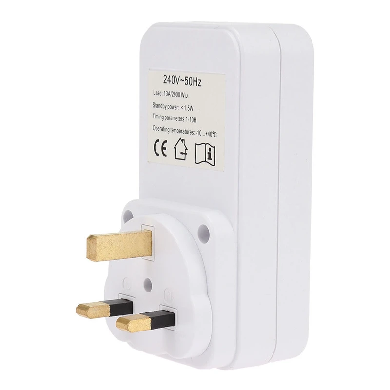 

Smart Control Countdown Timer Switch Plug-In Socket Auto Shut Off Outlet Uk Plug