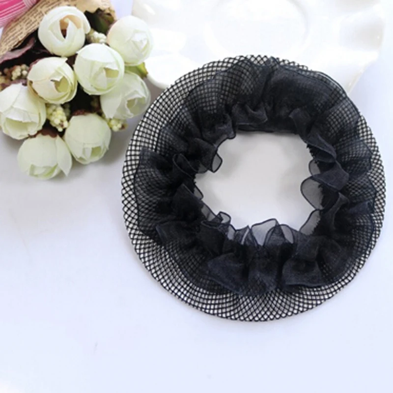 Hair Headpiece Hair Invisible Hairnet Children Ballet Dance Net Pocket Hair Headdress Girl Hair Accessories