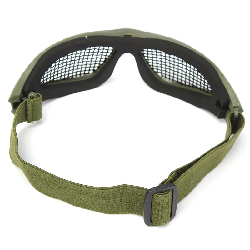 Уличные тактические очки для пейнтбола, стальная сетка, защитные очки для глаз, удобные очки для страйкбола, защита для игры в глаза, 3 цвета