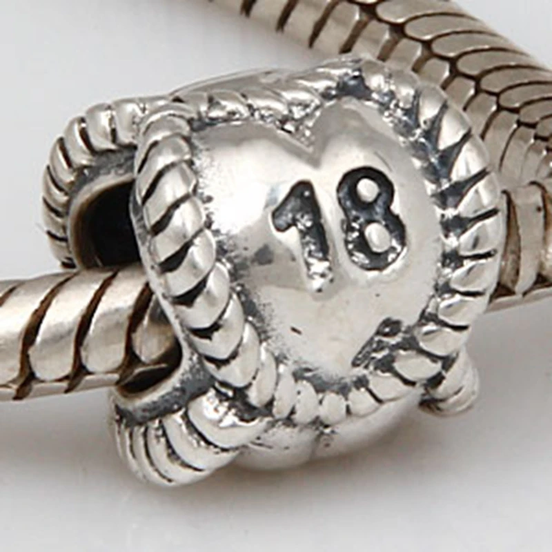 charm pandora numero 18 charm pandora numero 18