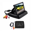 Podofo-moniteur de voiture LCD pliable de 4.3 pouces TFT, caméra inversée, système de stationnement pour moniteurs de recul de voitures, NTSC PAL ► Photo 2/6