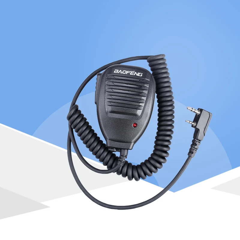 2 контактный микрофон для динамика PTT Kenwood BAOFENG UV 5R BF 888S Buxun TYT PUXING QUSHENG Любительская