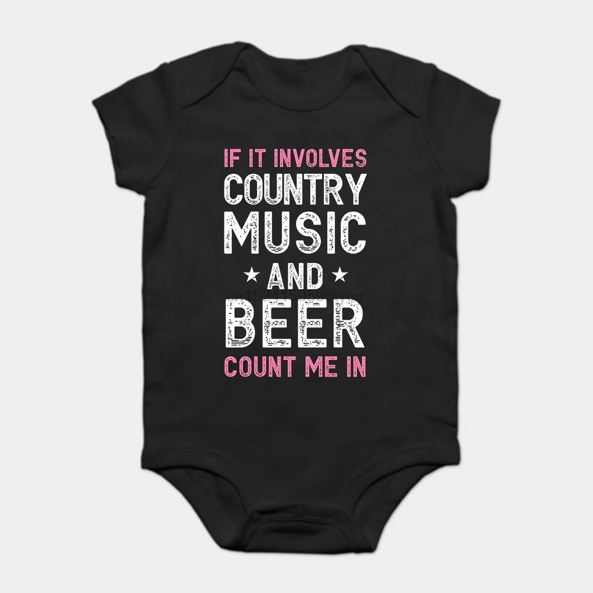 

Baby Onesie Baby Bodysuits kid t shirt If It Involves Country Music Beer Count Me In Tee Good Quality Brand Cotton Shirt Summer