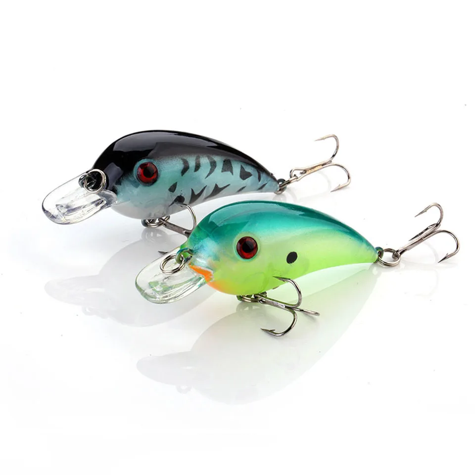 

1PCS 6cm 8g Hard Crank Bait Floating Fishing Lure Hunter Bass Tackles Crankbait Crazy Cranks Wobblers Pesca