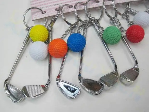 400 шт сумка для гольфа украшения пластиковые мини-кулон шарик брелок для гольфа Спортивная реклама брелок для ключей спортивные сувениры для поклонников брелок для ключей