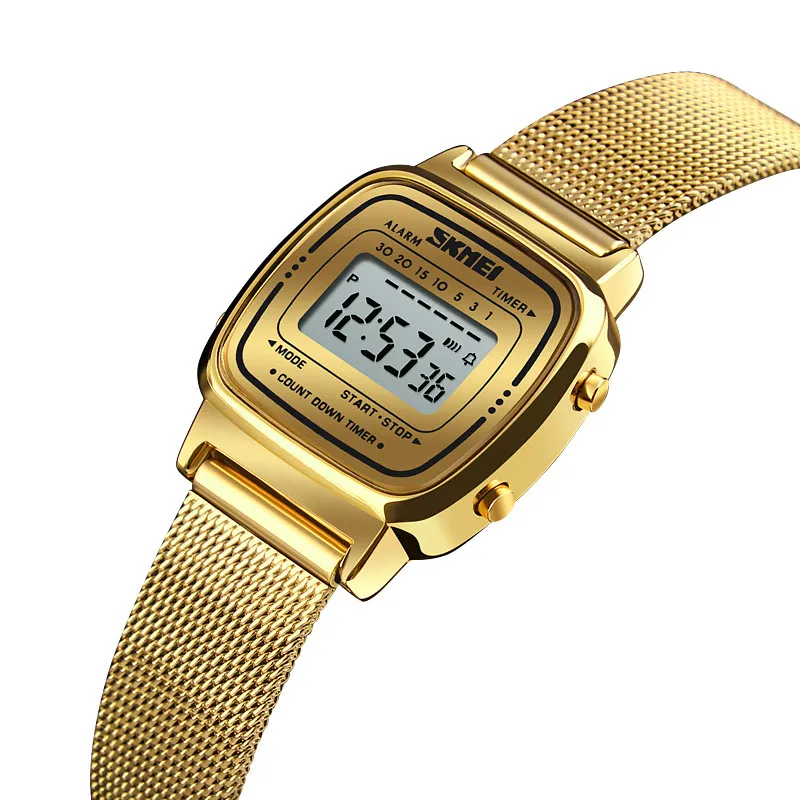 

Fashion Sport Watch Women Top brands Luxury 3Bar Waterproof Ladies Watches Alarm Clock Digital Watch Relogio Feminino 1252