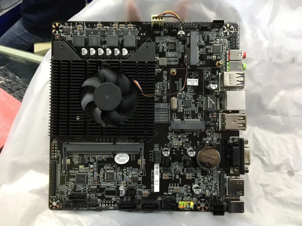 Ультратонкий мини itx Встроенная Материнская плата в CPU A8 6410 R5 обработка Видео