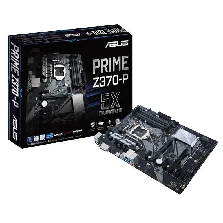

Asus PRIME Z370-P Desktop Motherboard Intel Z370 LGA1151 DDR4 8th GenCore i7/i5/i3/Pentium/Celeron ATX