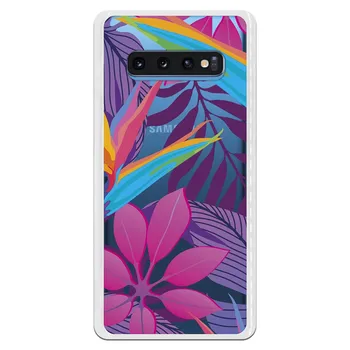 

Stand case costume drawing Leaves WP017 for Samsung Galaxy S10 Plus