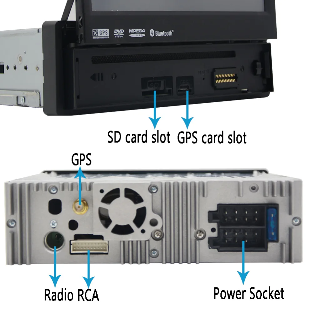 Excellent 7"" Detachable Car Audio DVD Player Universal 1Din car radio with GPS Navigation Stereo Car Styliny Central Multimedia Bluetooth 17 Excellent 7"" Detachable Car Audio DVD Player Universal 1Din car radio with GPS Navigation Stereo Car Styliny Central Multimedia Bluetooth 17