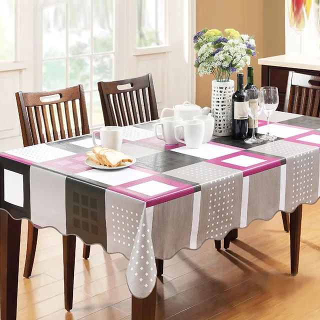 high quality pvc table cloth plastic waterproof oil dining dining table plastic sheet
