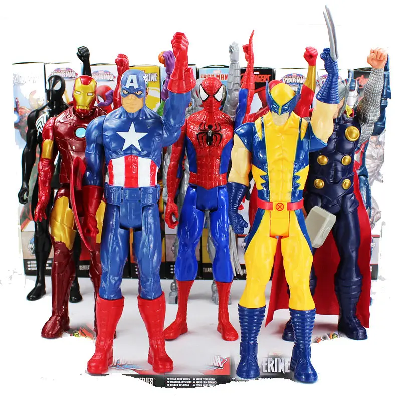 Marvel Legends Action Figure Wolverine Captain Ameracia Spider Man Deadpool Thor Model Toys for