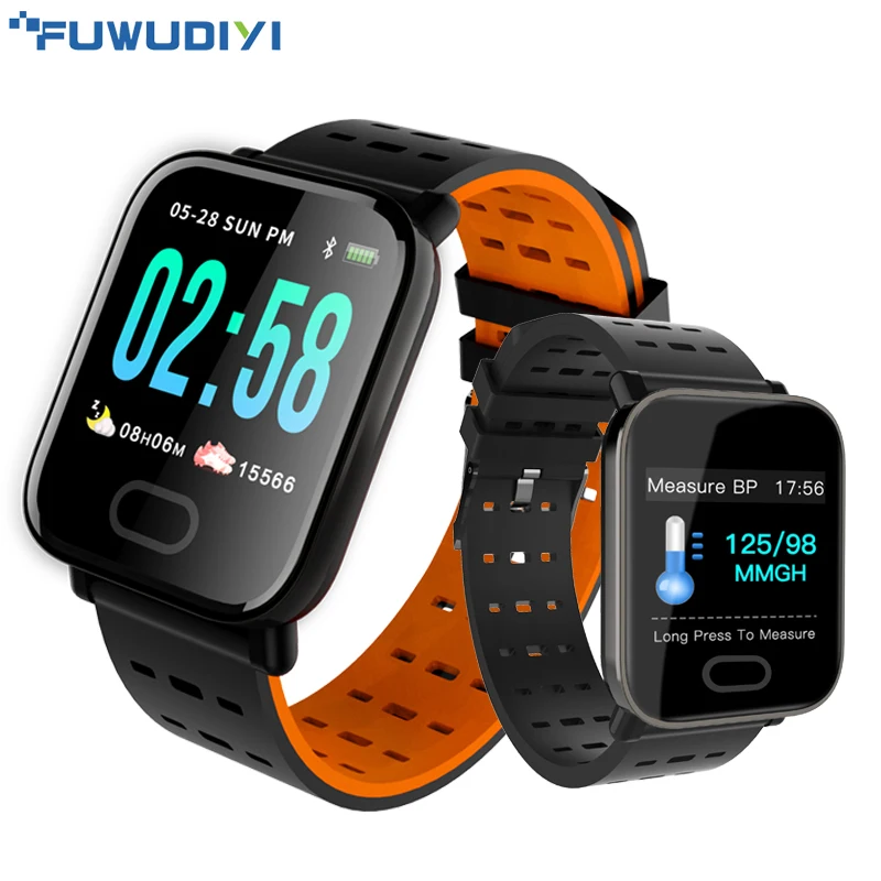 FUWUDIYI A6 Smart Watches Large Color Screen Fitness Tracker Watch Step Counter Activity Monitor Men Smartwatch for IOS Android FUWUDIYI A6 Smart Watches Large Color Screen Fitness Tracker Watch Step Counter Activity Monitor Men Smartwatch for IOS Android
