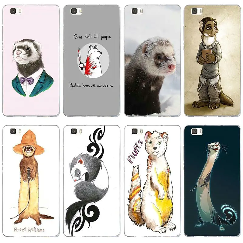 

Silicone Soft TPU Mobile Phone Cases for Huawei P8 P9 P10 P20 Lite Smart Mate 10 Pro Y3 Y5 Y6 II Y7 Honor 6X Ferret Williams