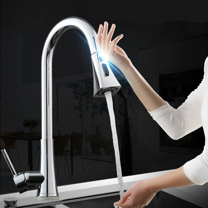 Automatic Sensor Faucet Sensitive Touch Inductive Kitchen ...