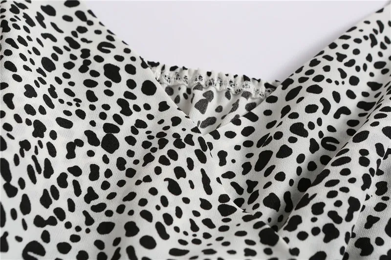 v neck print A-Line dress28
