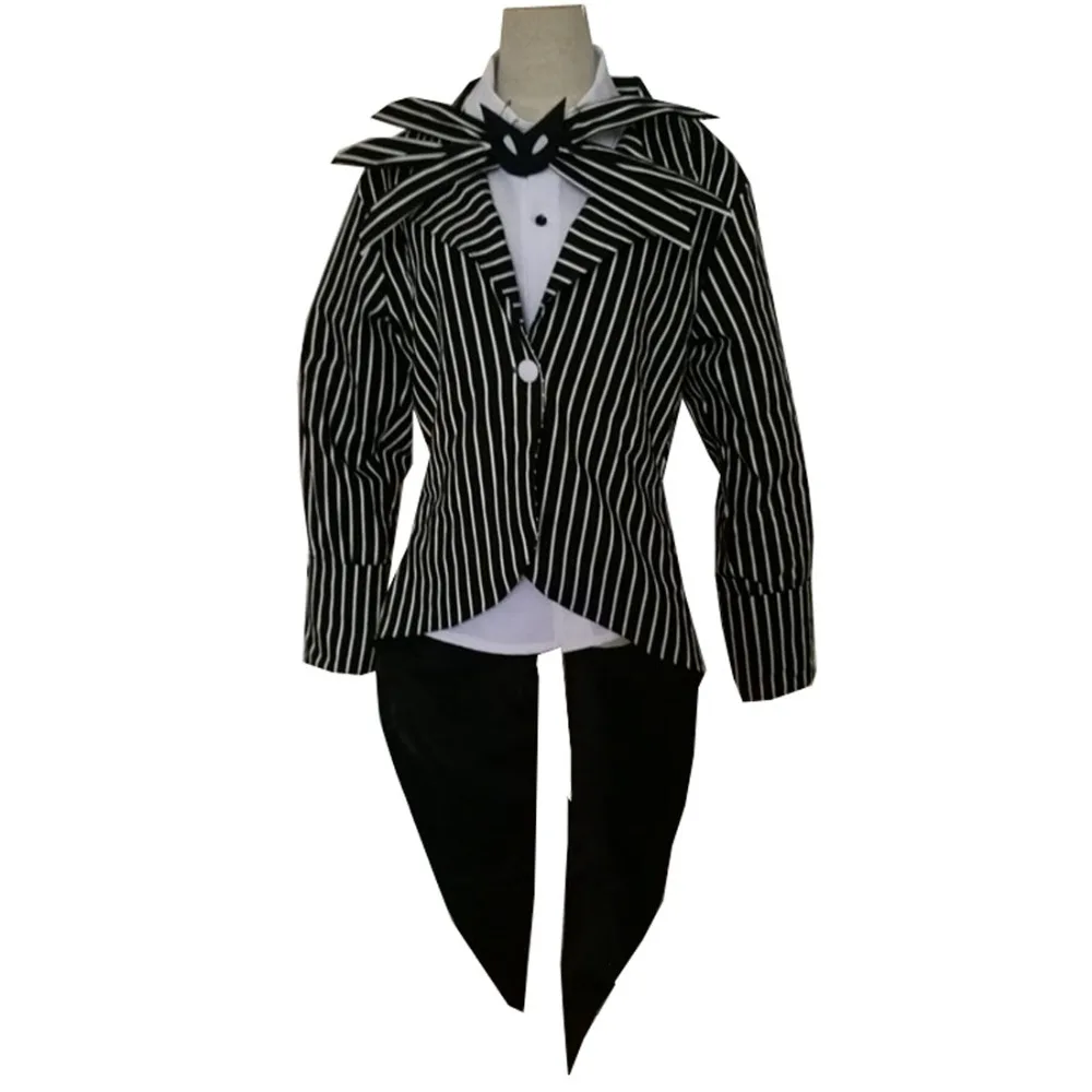 

2018 The Nightmare Before Christmas Jack Skellington Anime Cosplay Costume Custom Made Three Styles For Choosing