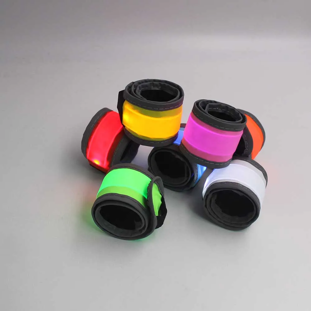 Cheap Riding Bike Bicycle Light Glowing Band Portable Wristband Outdoor Sports Night Running Light Safety Jogging Led Arm Leg Warning 21