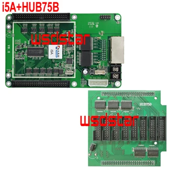 

i5A+HUB75B LED receiving card LED video display synchronous full color screen controller Work with T7 iT7 S2 3pcs/lot