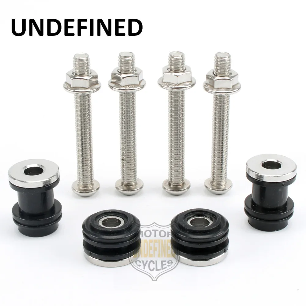 Motorcycle Sissy Bar Docking Hardware Kit Detachable Backrest Luggage