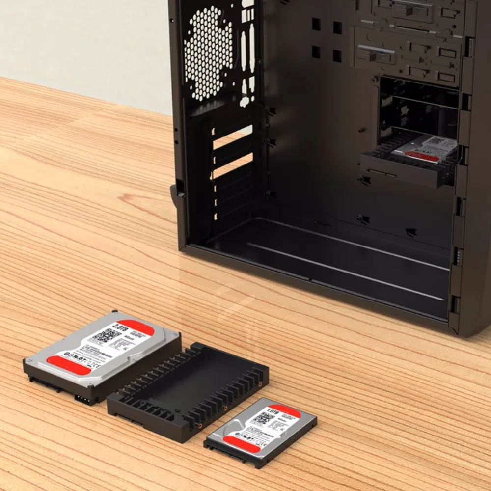 2 5 до 3 дюймов HDD адаптер Жесткий диск SATA Caddy Поддержка 0 6 Гбит/с SATA1/2/3 и SSD