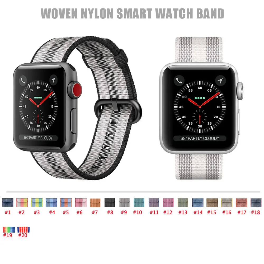 Buy 2017 New Nylon Loop Strap Band for Apple Watch