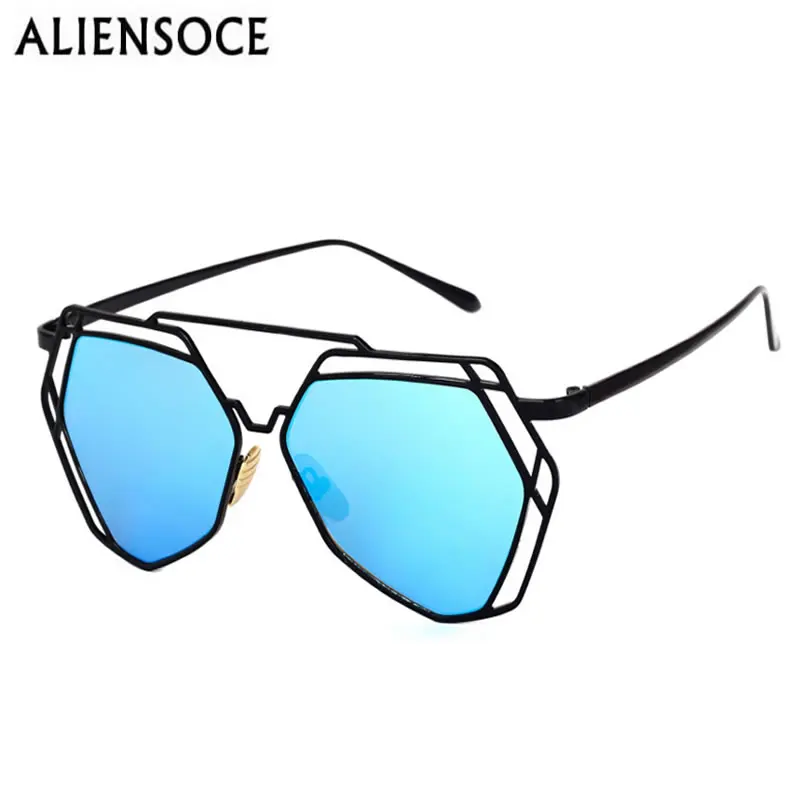  Steampunk Sunglasses New Fashion Women Mirror Sun...