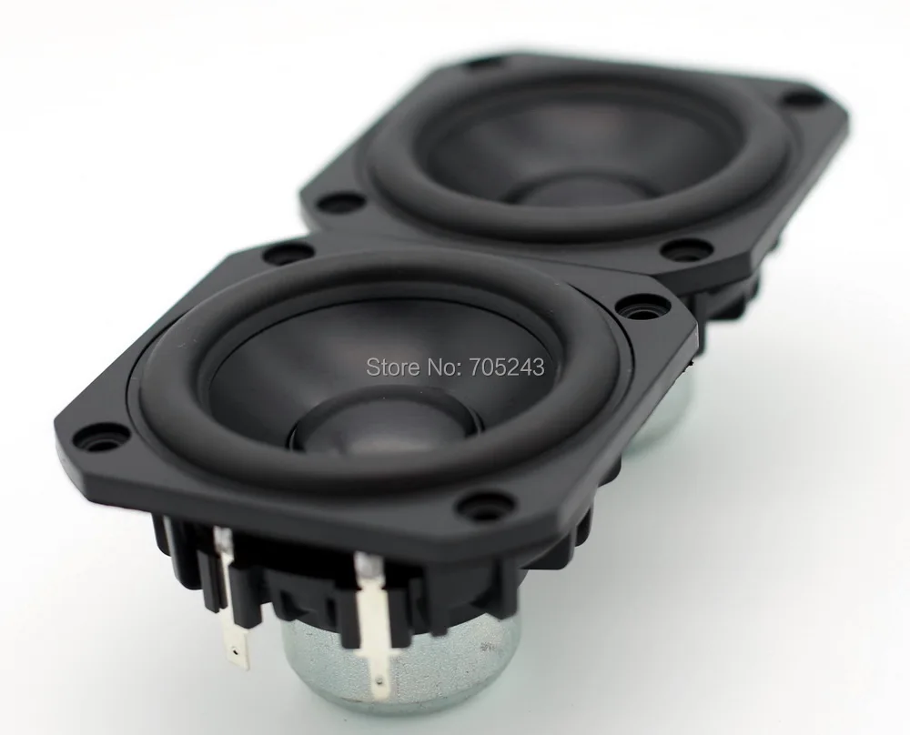 pair 2 pcs peerless P830986 HIEND 3inch aluminum cone fullrange speaker free ship for hifi desk