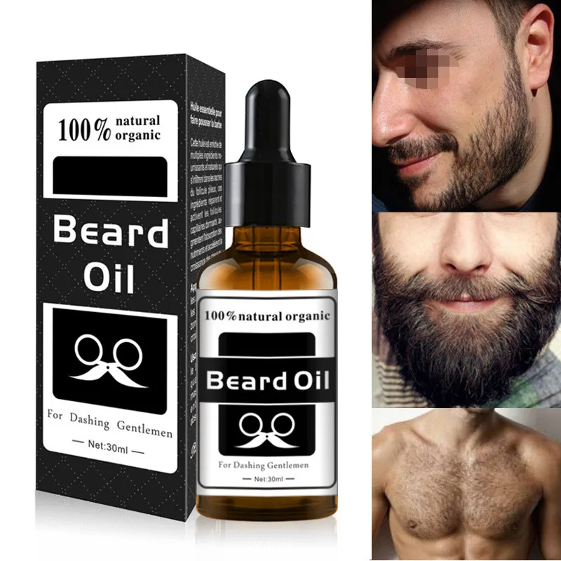 

30mlHair And Beard Growth Oil Men Beard Grooming Products Natural Accelerate Facial Hair Grow Beard Essential Oil improves frizz