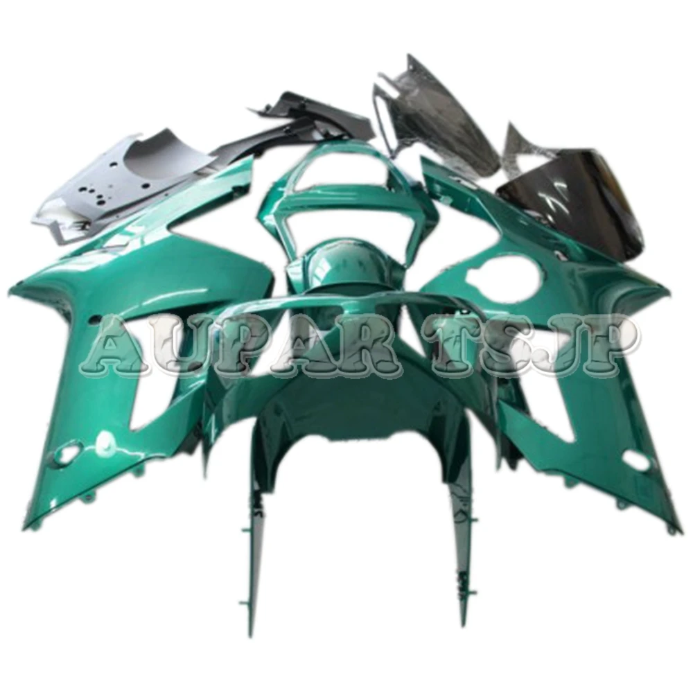 

Metallic Green Cowlings for Kawasaki ZX-6R 2003 2004 ZX6R 03 04 Bodywork ABS Plastic Injection Motorcycle ZX-6R 03 04 Panels
