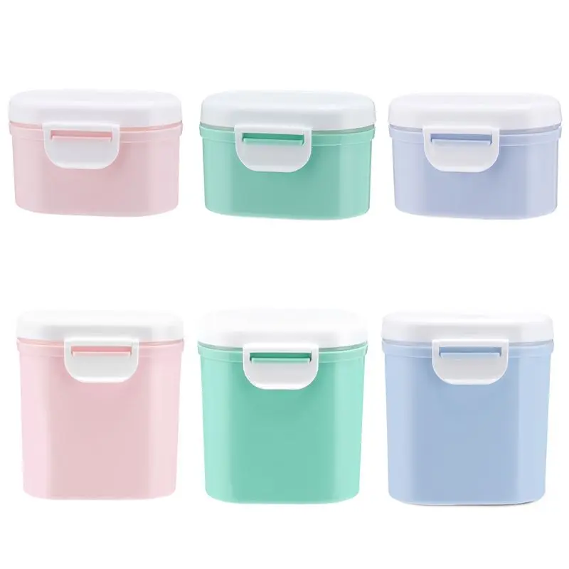 

Baby Portable Milk Powder Sealed Boxes Dispenser Children Food Container Large Capacity Storage Box