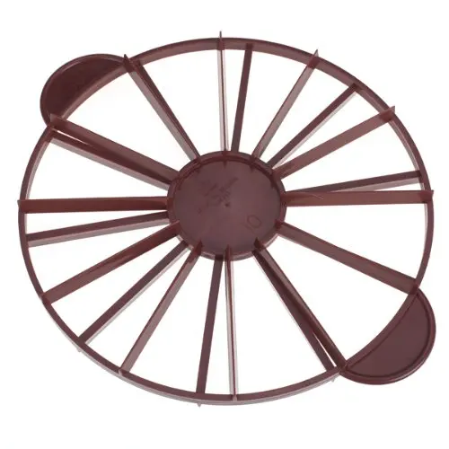 

Cake Divider Slice Pie Cake 10 / 12 Piece Equal Portion Marker Divider Dark red