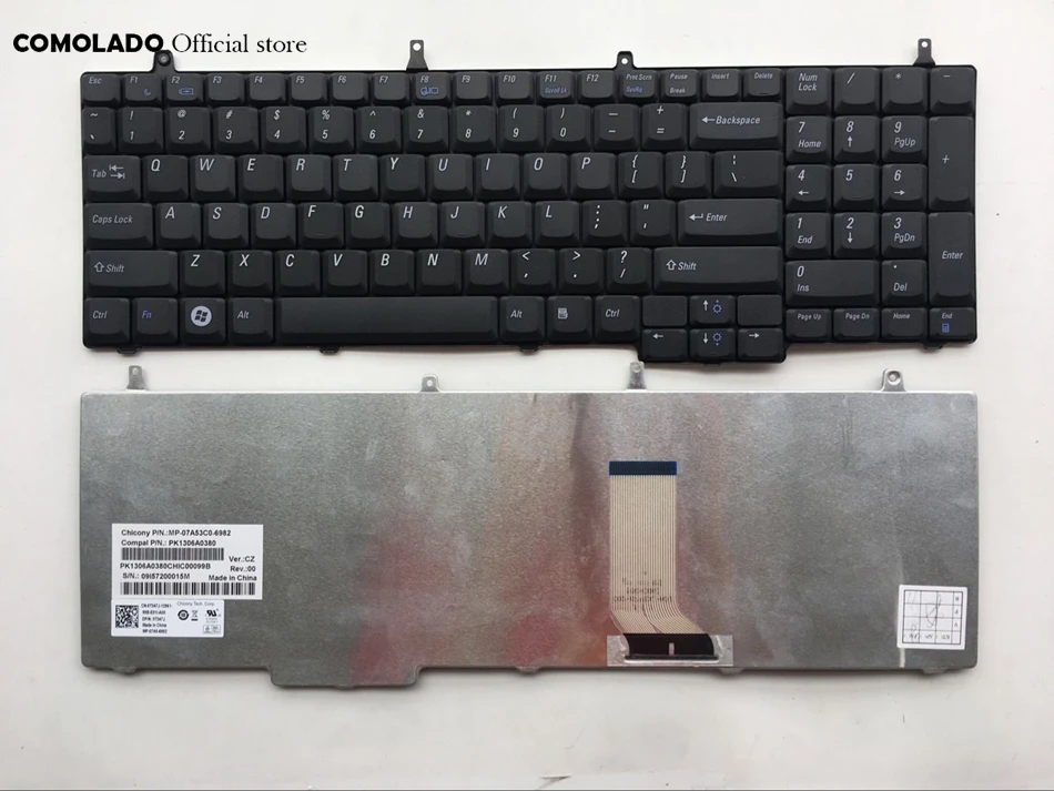 Английская клавиатура для Dell Vostro 1700 1710 1720 черная ноутбука US Layout | Компьютеры и
