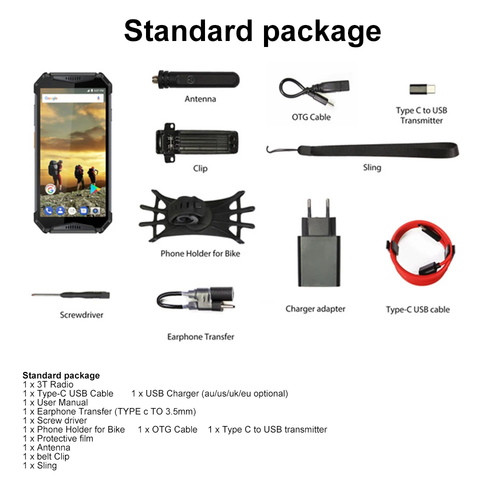 Рация ulefone 3T DMR Ip68 Android 9 1 4G телефон радио цифровое UHF трансивер GSM/WCDMA/LTE 3WT zello