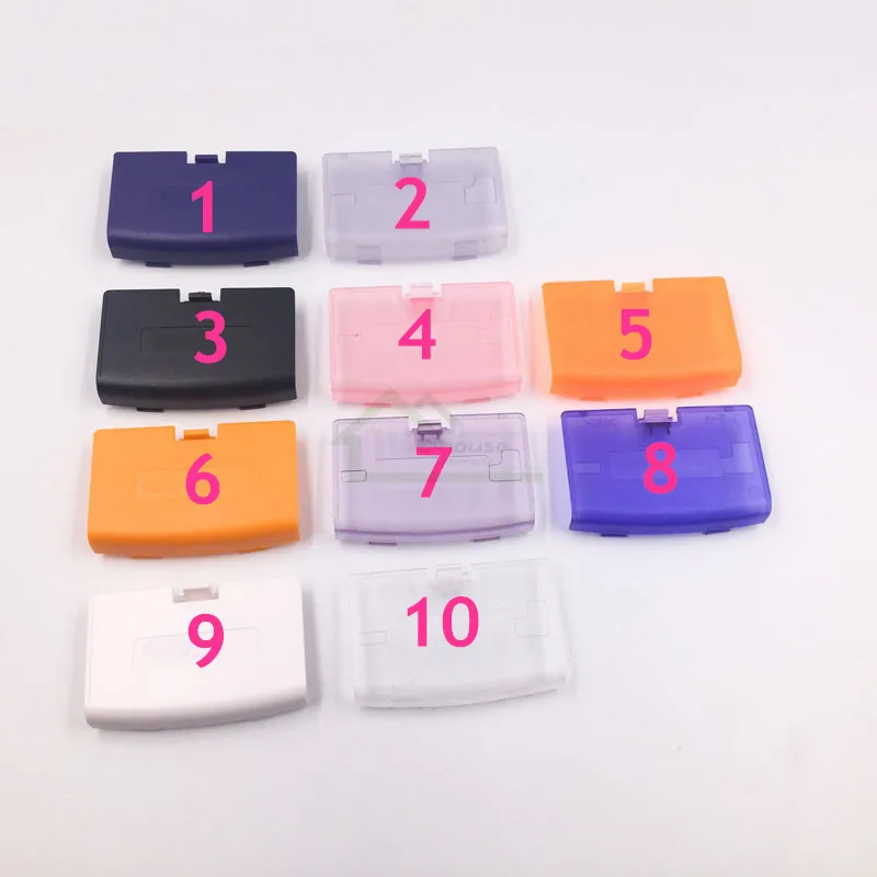 10 цветов опционально высокое качество батарея Крышка Замена для игры мальчик Advance Игровая приставка GBA задняя упаковка дверь