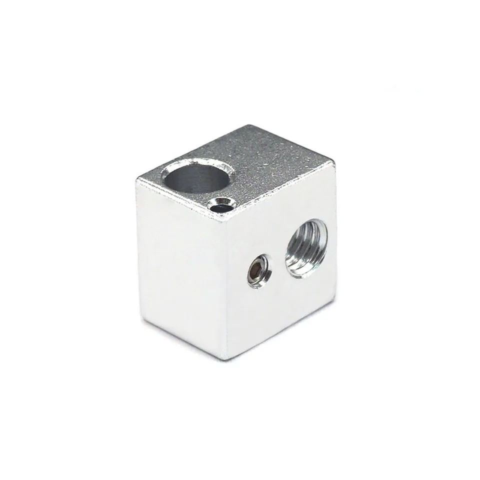 

3D Printer Aluminium Heat Block for V5 J-head MK7/MK8 Extruder 16mm*16mm*12mm Aluminum HotEnd Hot End Heating Blocks Accessories