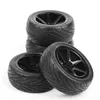 4Pcs/Set 1:10 Scale Front&Rear Set Off-Road Tires&Wheel Rims with 12mm Hex fit RC Buggy Car Model Toys Accessories Gifts ► Photo 3/4