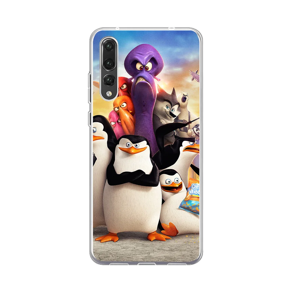 IYICAO Мягкий силиконовый чехол для телефона с милым животным пингвином для huawei P30 P20 Pro P10 P9 P8 Lite P Smart TPU - Цвет: 6