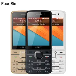 Китай V9500 9500 мобильный телефон для учащихся с четырьмя Quad SIM 4 sim-карты резервный Bluetooth-фонарик 2,8 дюйма дешевый сотовый телефон подарок