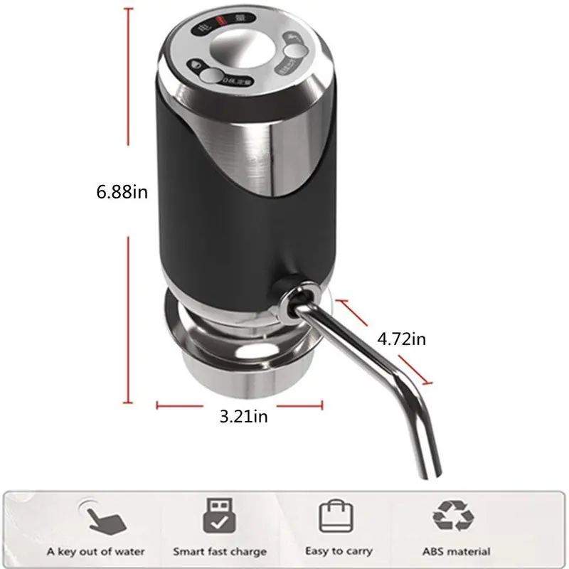 Universal Electric Drinking Water Pump,Gallon Bottle Pump Water Dispenser Switch
