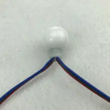 3D/28 мм диаметр; IP68; 12 В; WS2811; адресуемый светодиодный смарт-модуль; RGB Полноцветный; молочный чехол; 50 шт. струны