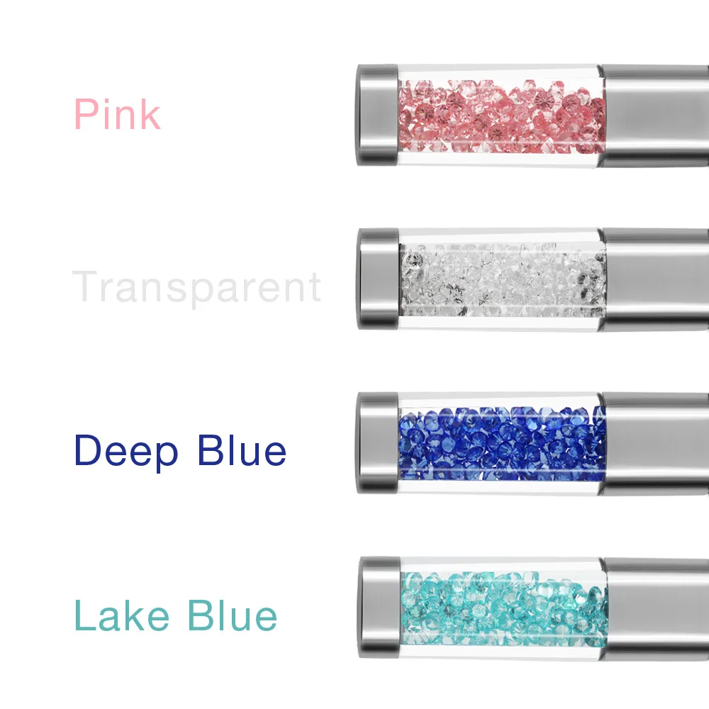 new TECHKEY Lipstick usb flash drive pen drive 64GB pendrive memory memoria cel usb stick 32GB 16GB 8GB 4GB Rhinestone gift