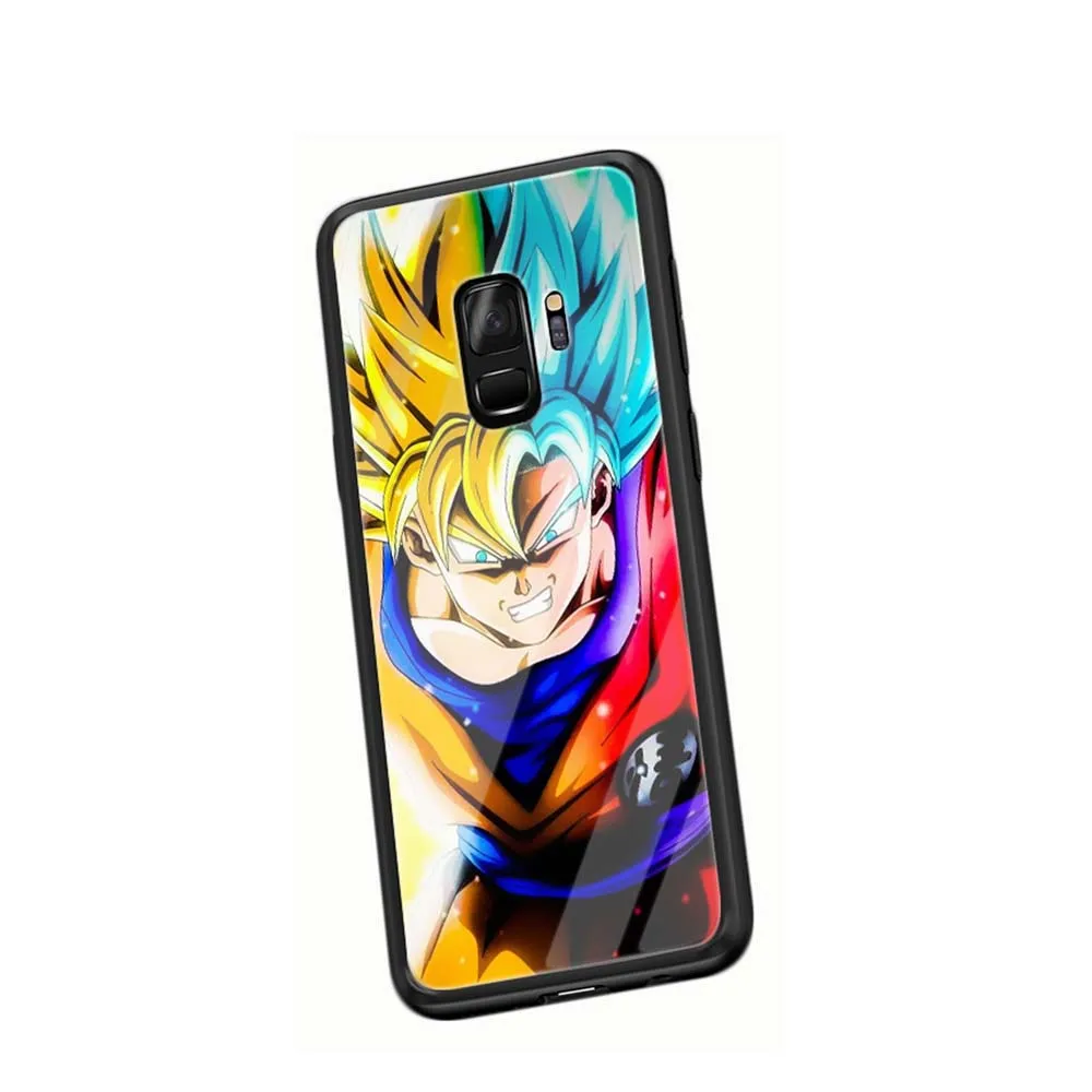 Lavaza игрушечные фигурки из игры Dragon Ball DBZ(“Dragon Ball, косплей Селла аниме закаленное Стекло чехол для Samsung Galaxy S8 S9 S10 плюс S10e S7 Edge Note 8 9 Мягкий ТПУ чехол с мультипликационным рисунком - Цвет: TG16